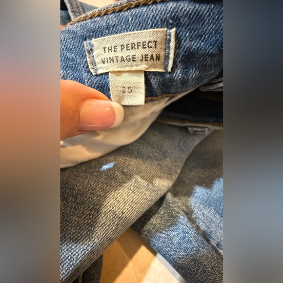 Madewell Distressed Skinny Jeans in Blue size 25 - Picture 10 of 10
